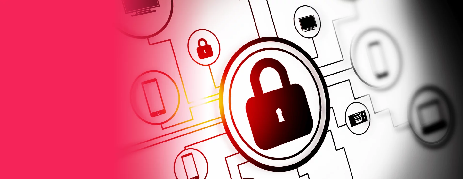 security graphic of a lock